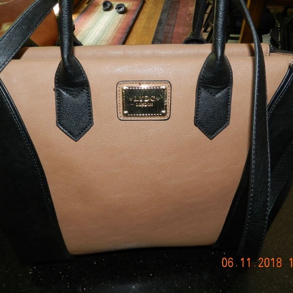 LYDC Black and Tan Purse - Picture 1 of 2